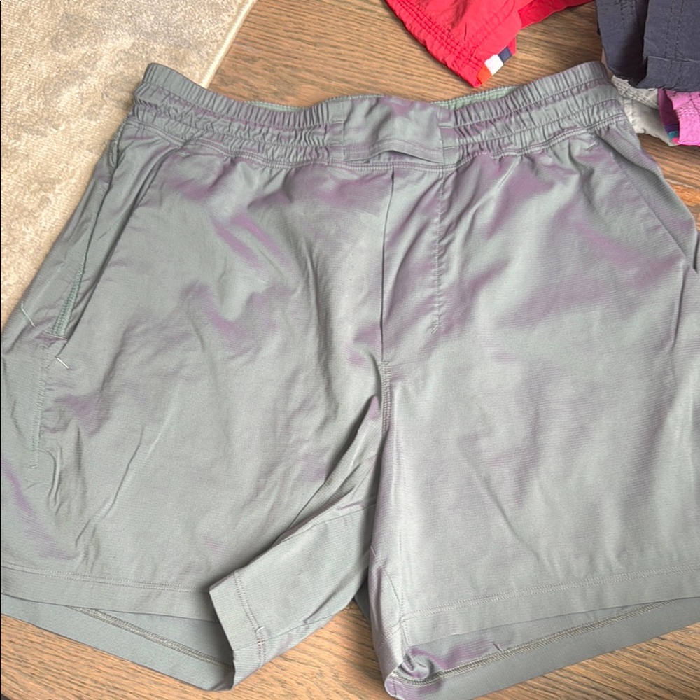 Lululemon Athletica Gray Performance Athletic Shorts